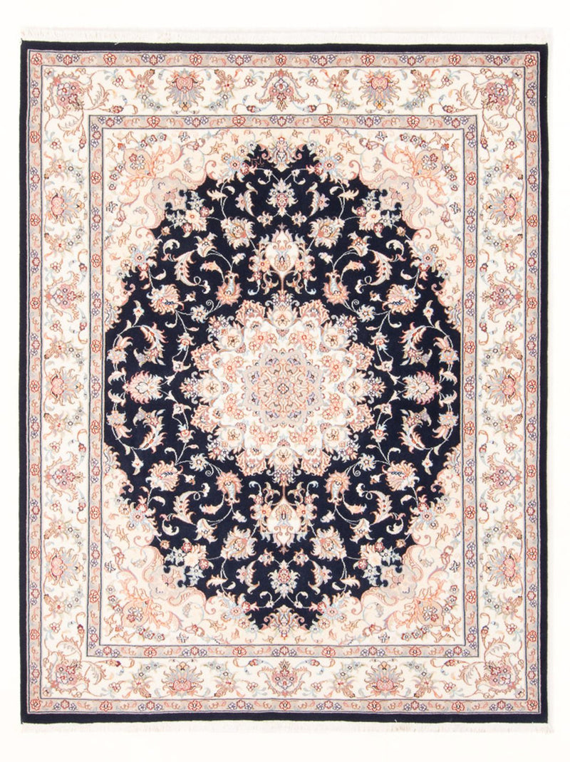 Perserteppich - Täbriz - Royal - 197 x 149 cm - dunkelblau