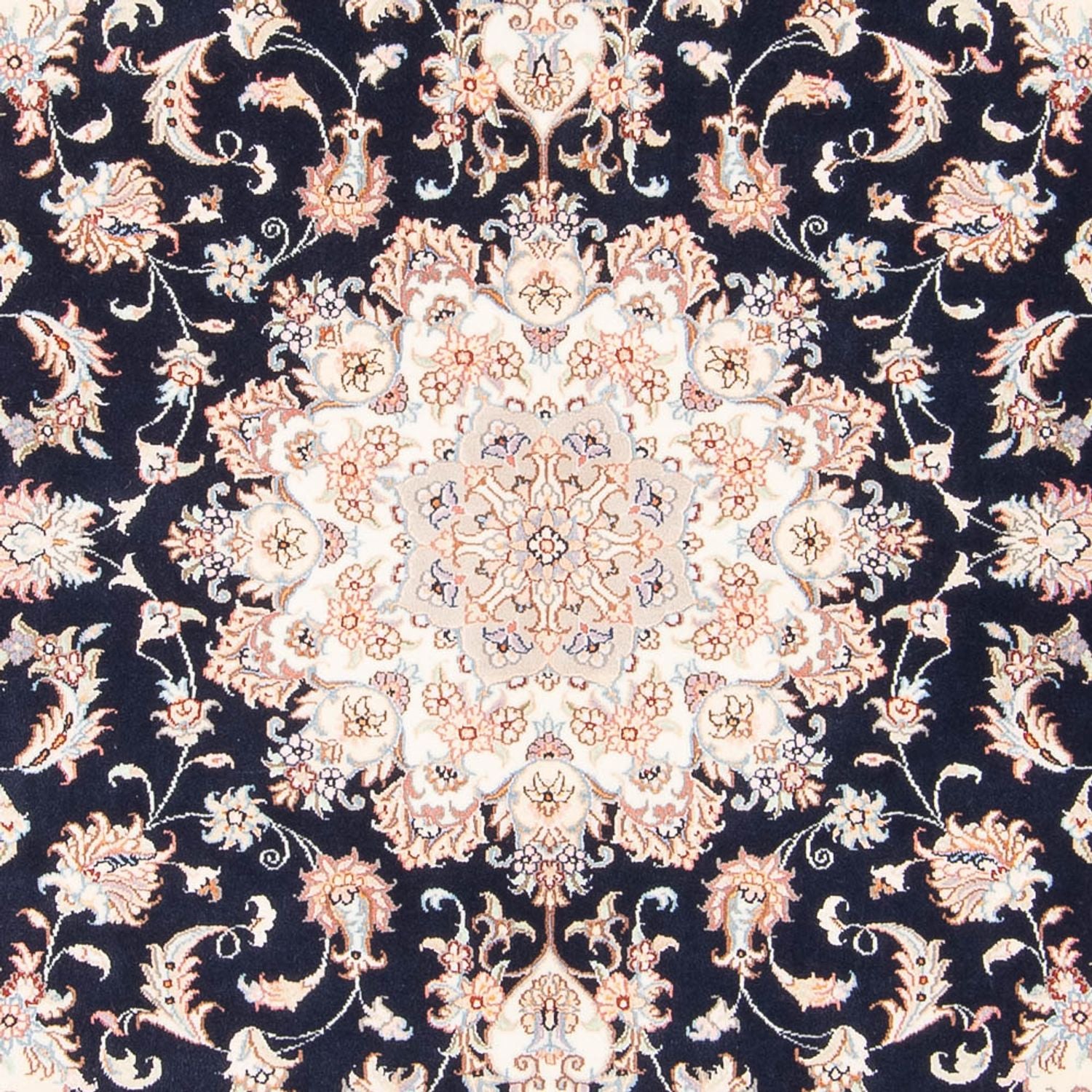 Perserteppich - Täbriz - Royal - 197 x 149 cm - dunkelblau