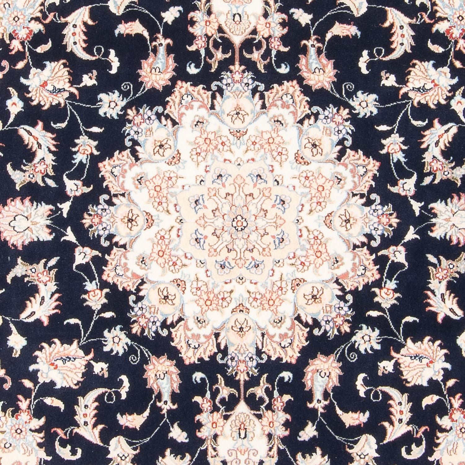 Perserteppich - Täbriz - Royal - 203 x 150 cm - dunkelblau