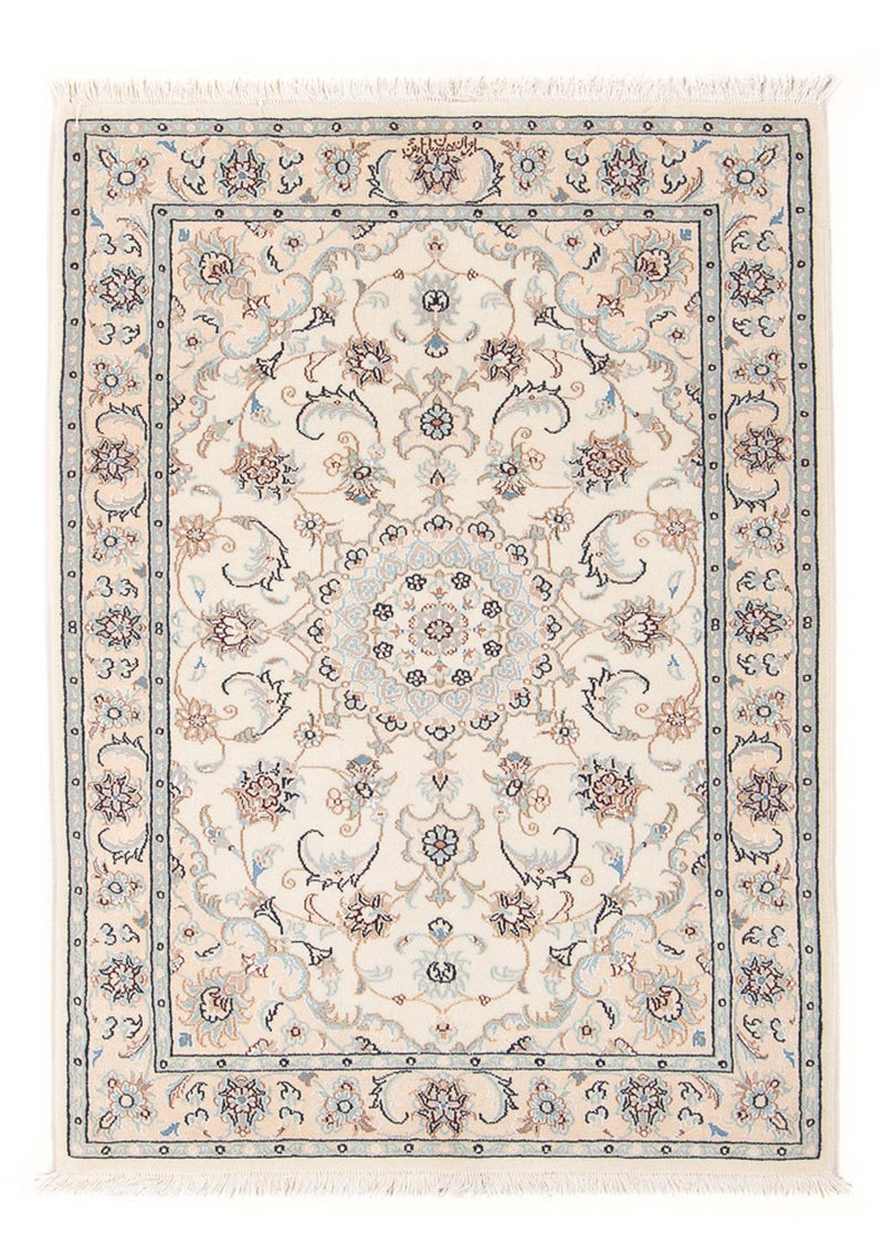Perserteppich - Nain - Premium - 117 x 80 cm - creme