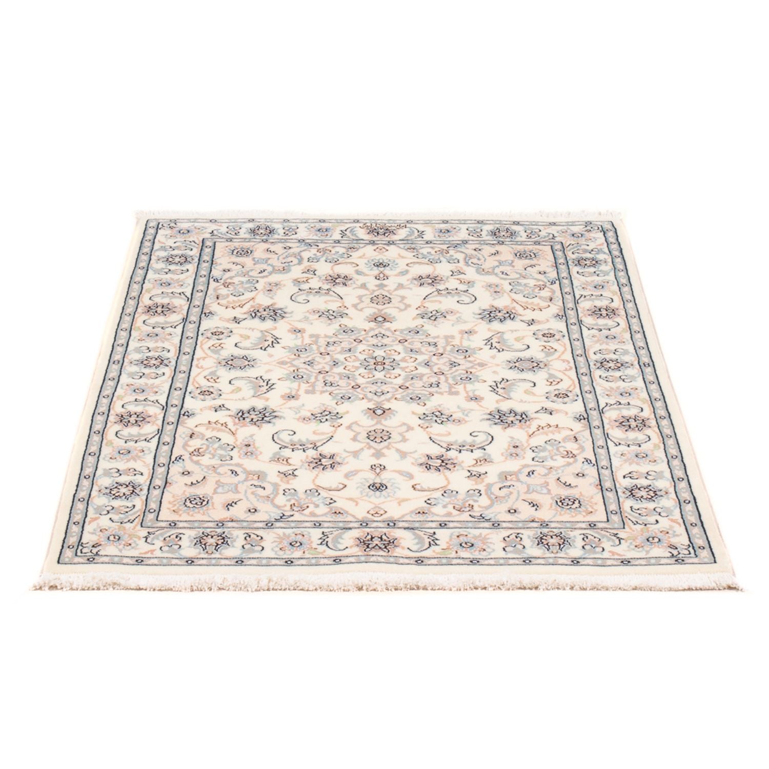 Perserteppich - Nain - Premium - 119 x 77 cm - creme
