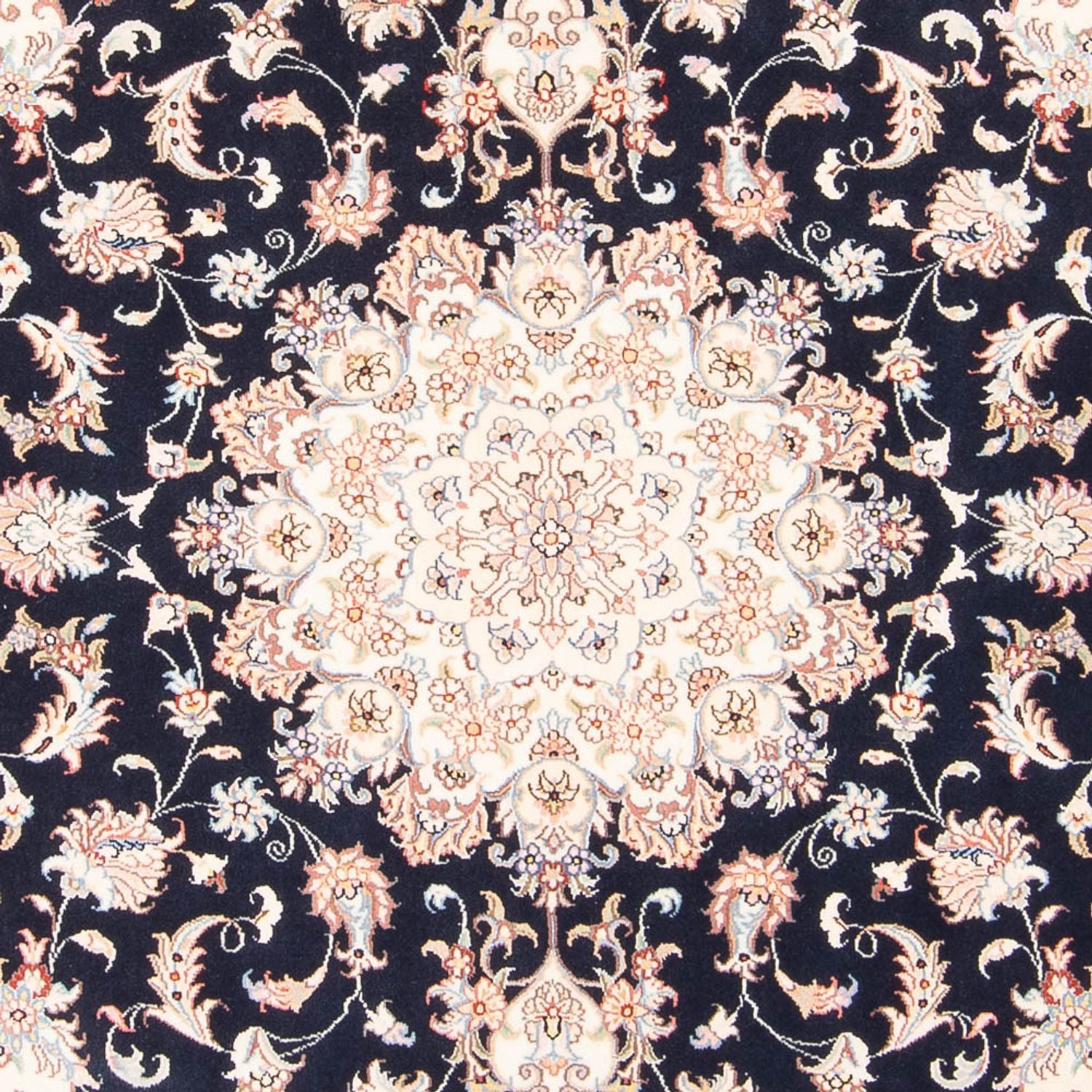 Perserteppich - Täbriz - Royal - 199 x 147 cm - dunkelblau