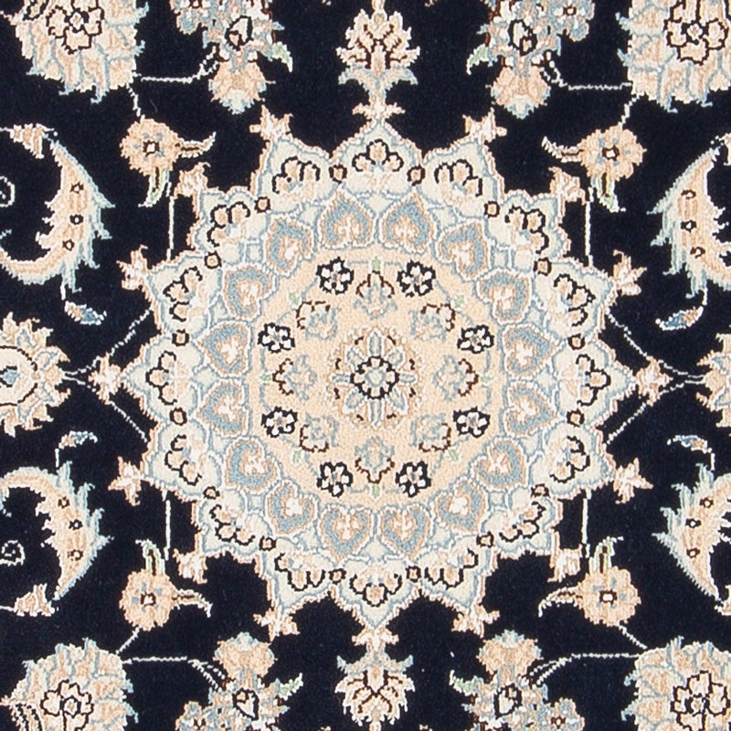 Perserteppich - Nain - Premium - 120 x 81 cm - dunkelblau