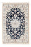 Perserteppich - Nain - Premium - 117 x 80 cm - dunkelblau