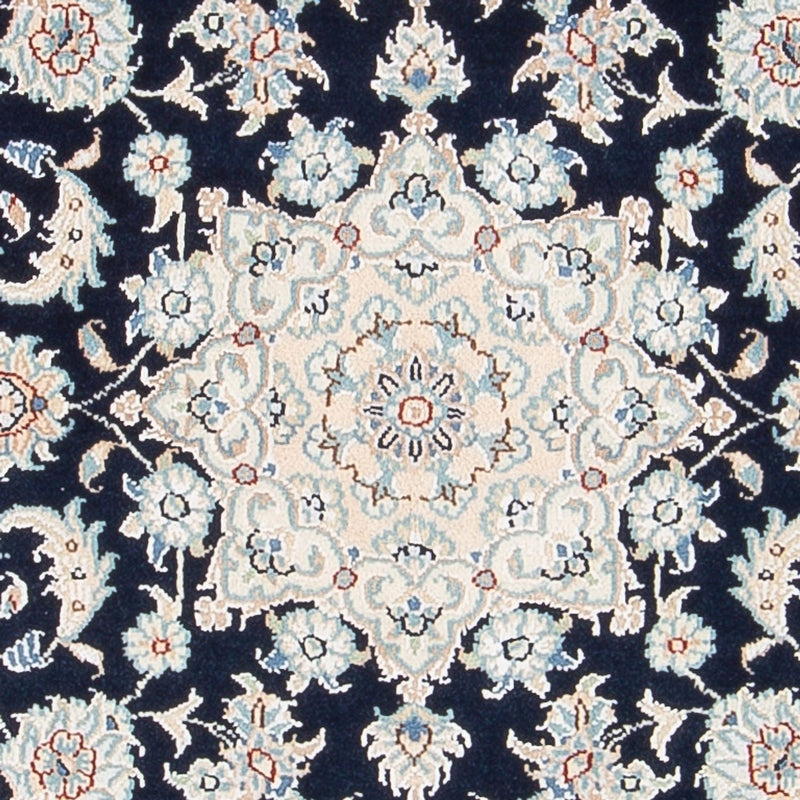 Perserteppich - Nain - Premium - 117 x 80 cm - dunkelblau