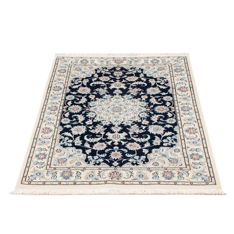 Perserteppich - Nain - Premium - 117 x 80 cm - dunkelblau