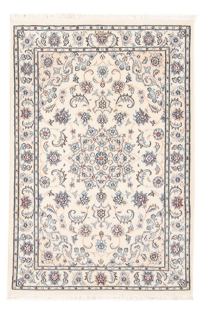 Perserteppich - Nain - Premium - 121 x 82 cm - creme