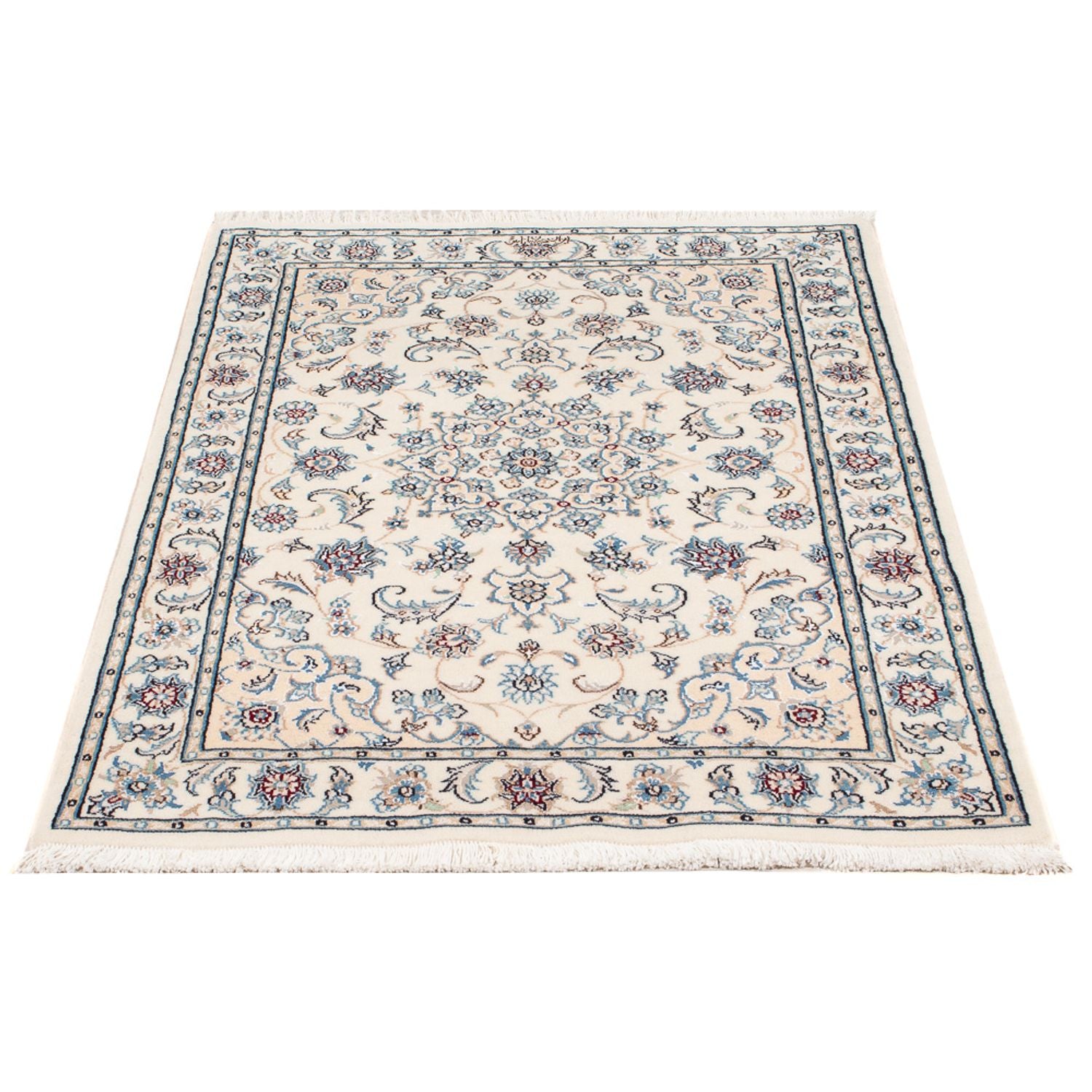 Perserteppich - Nain - Premium - 121 x 82 cm - creme