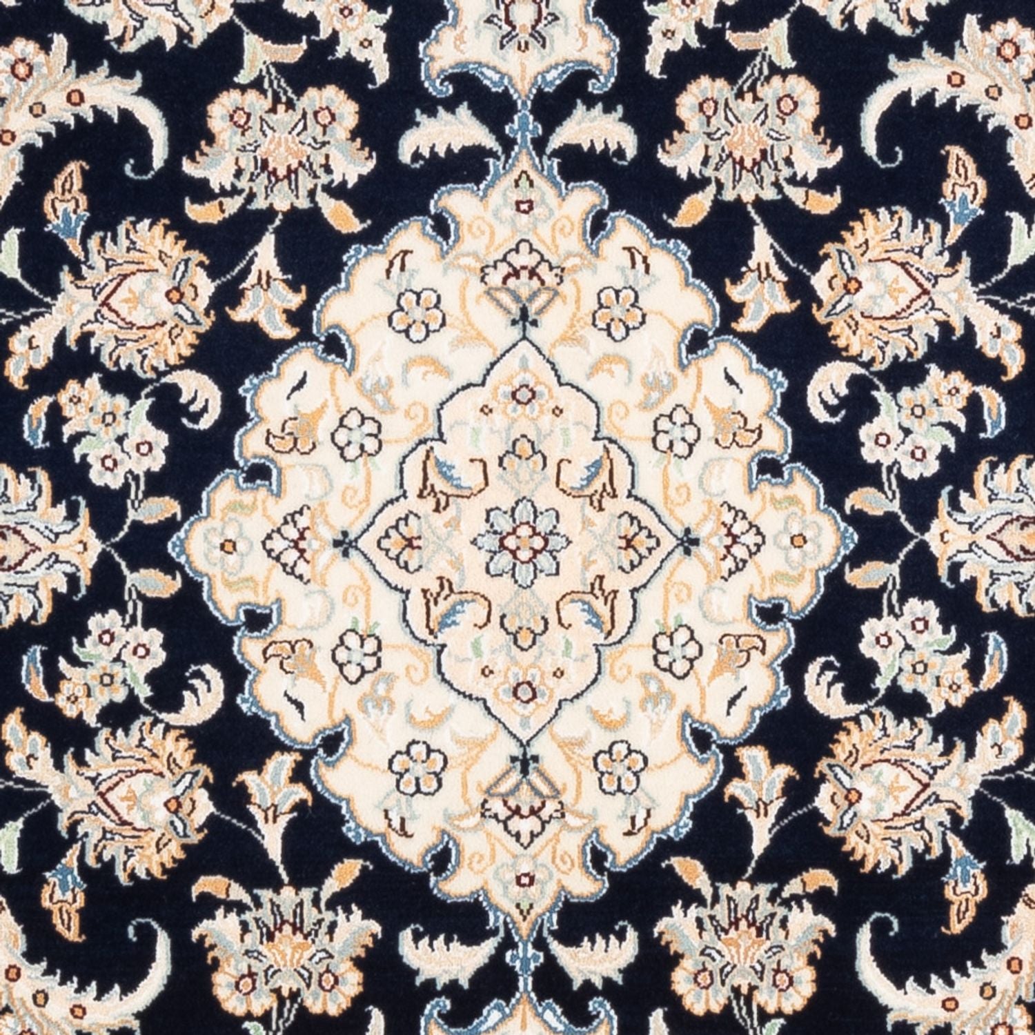 Perserteppich - Nain - Premium - 151 x 108 cm - blau
