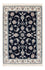 Perserteppich - Nain - Premium - 121 x 78 cm - dunkelblau