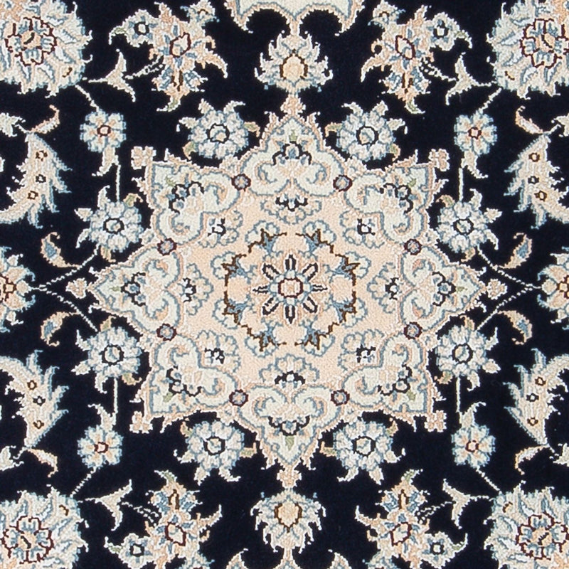Perserteppich - Nain - Premium - 123 x 83 cm - dunkelblau