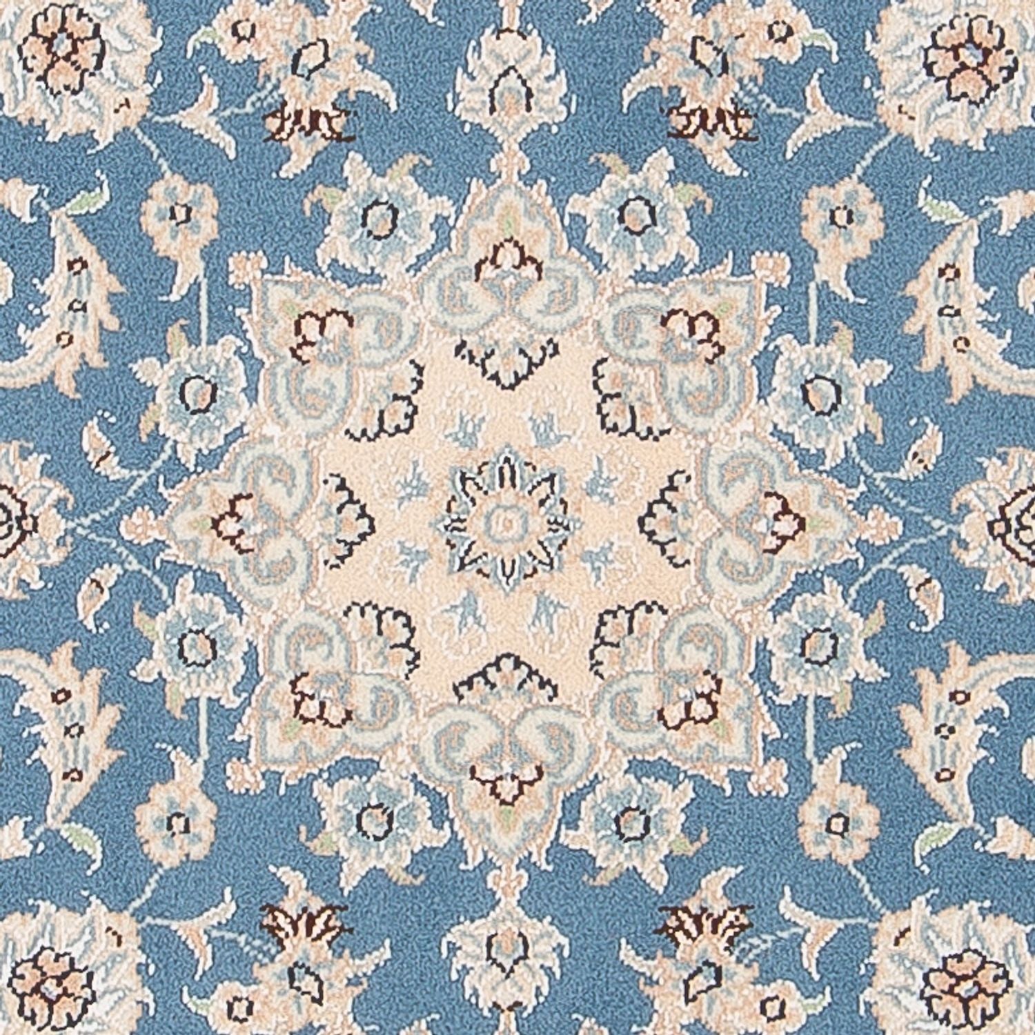Perserteppich - Nain - Premium - 121 x 80 cm - hellblau