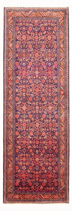 Läufer Perser - Nomadic - 308 x 118 cm - dunkelblau