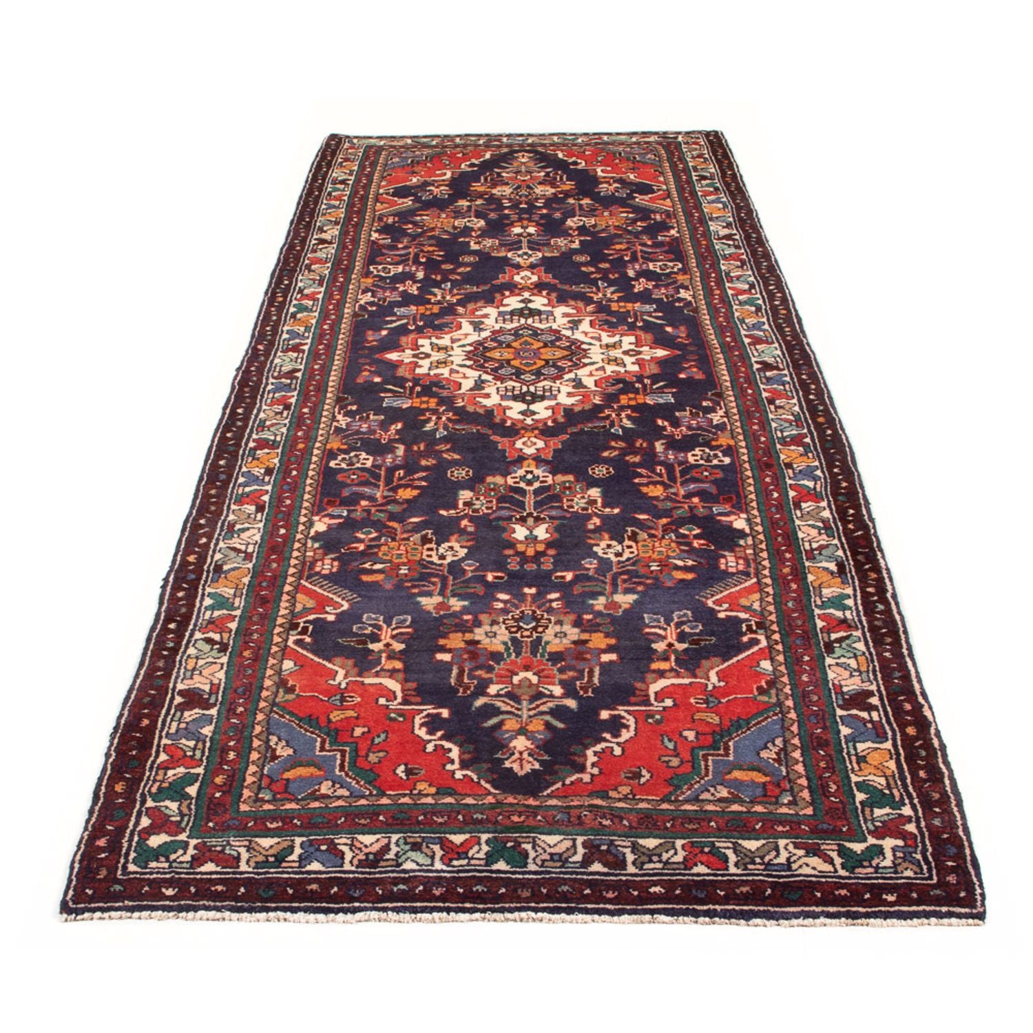 Läufer Perser - Nomadic - 315 x 108 cm - dunkelblau