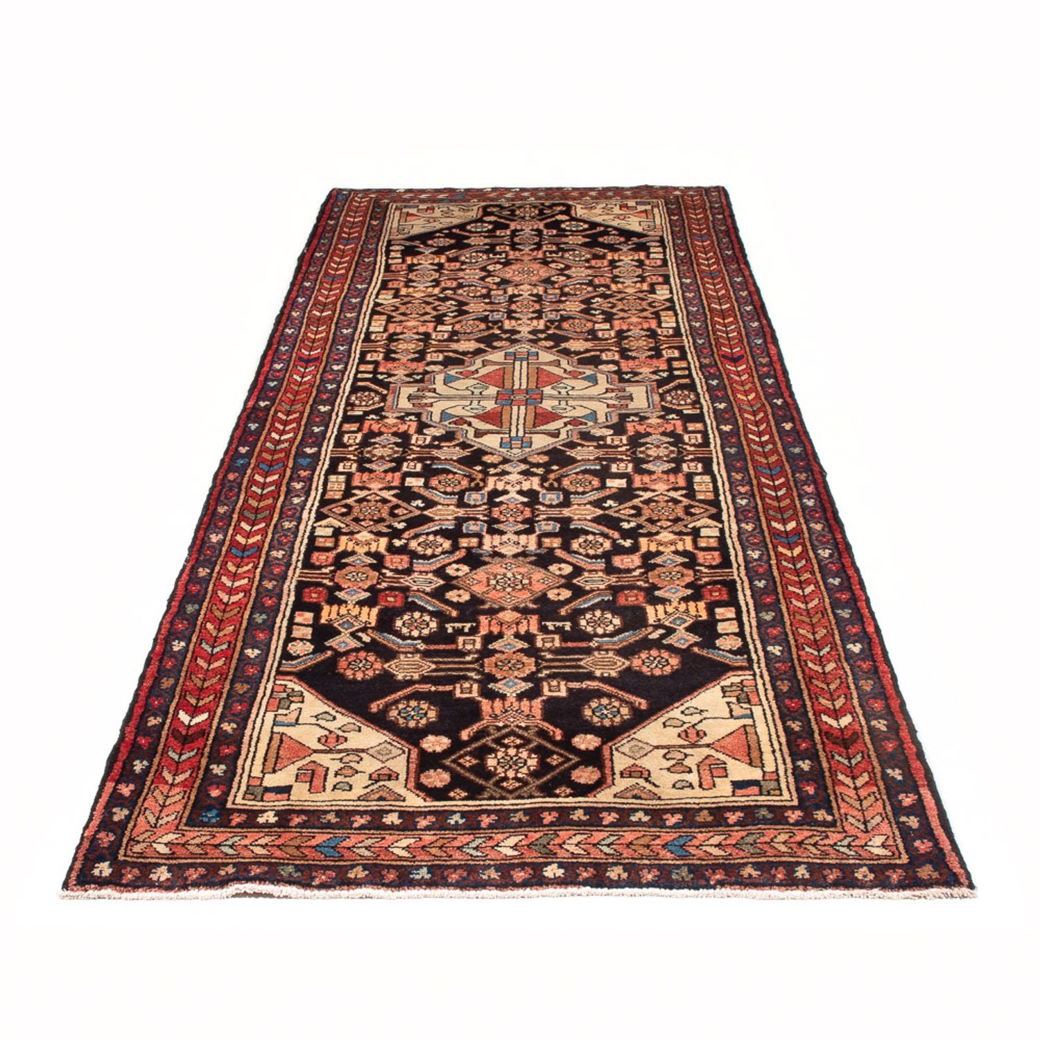 Läufer Perser - Nomadic - 300 x 110 cm - dunkelblau
