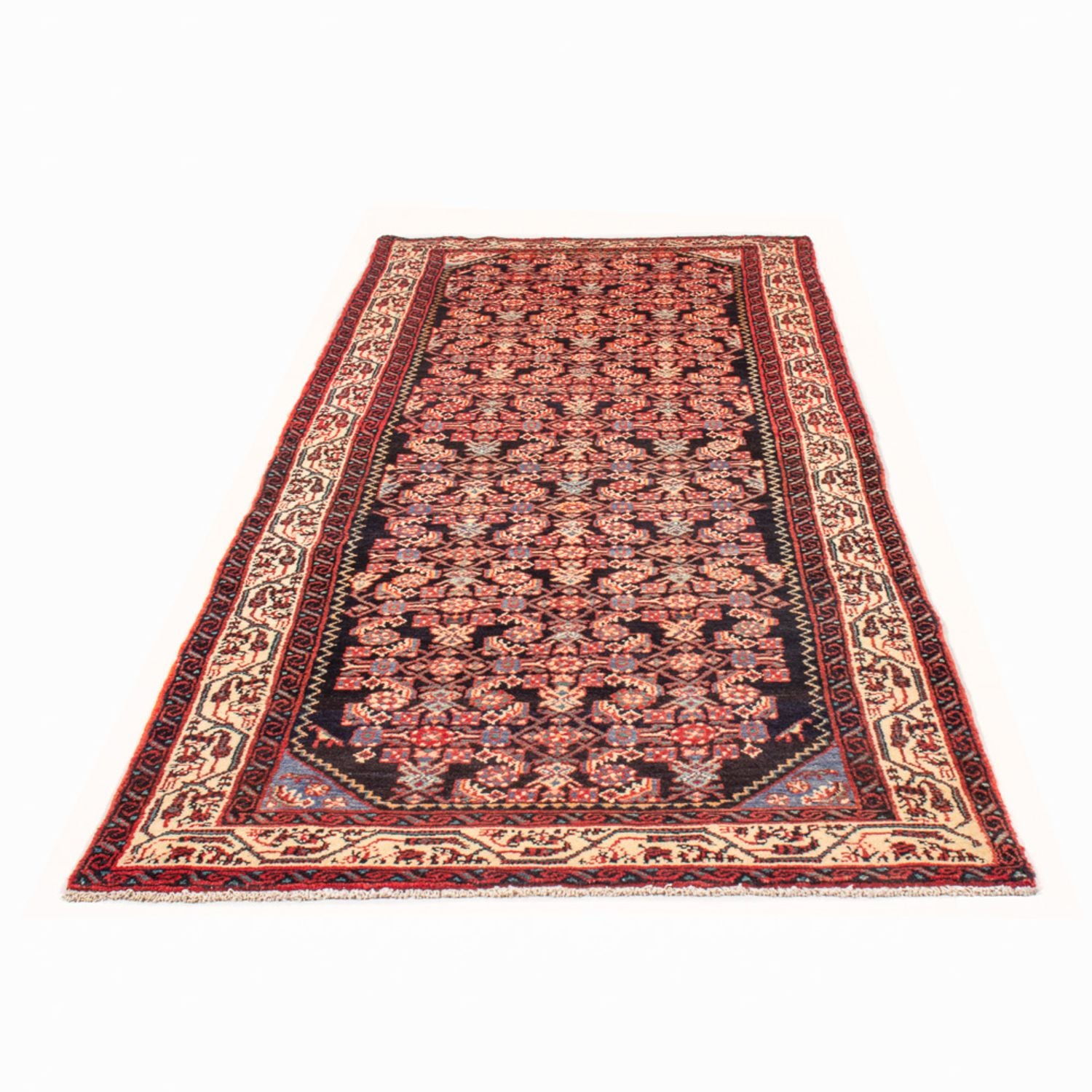 Läufer Perser - Nomadic - 300 x 110 cm - dunkelblau