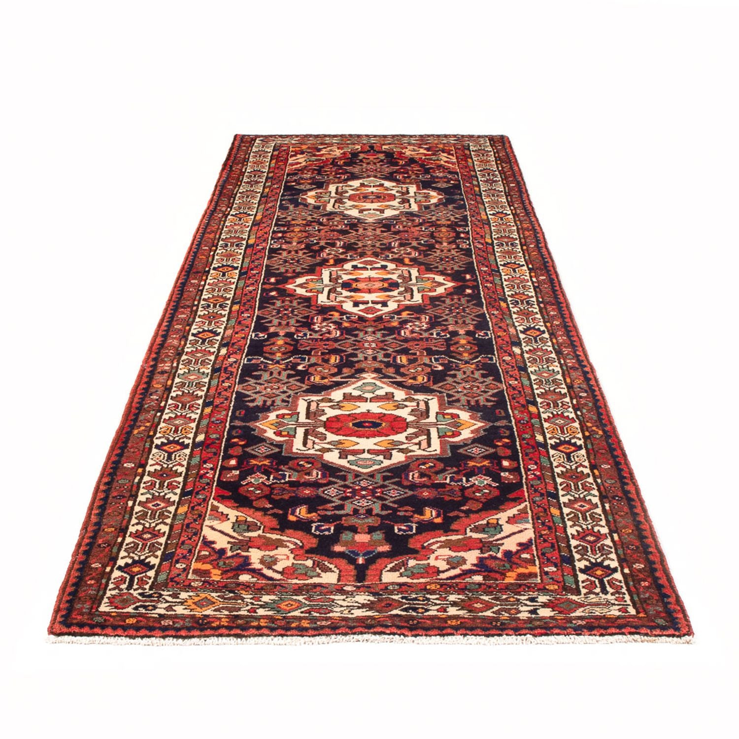 Läufer Perser - Nomadic - 313 x 108 cm - dunkelblau