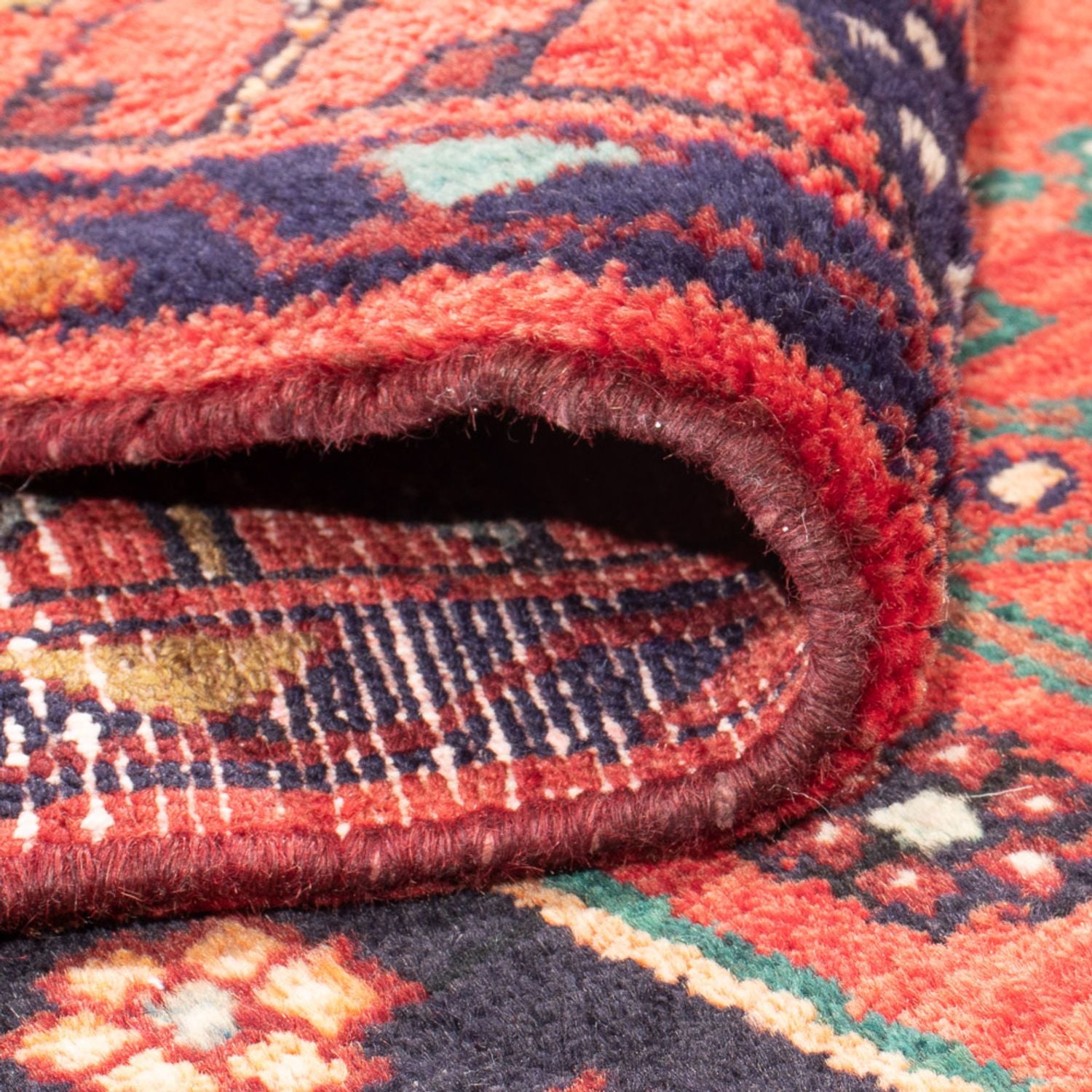 Läufer Perser - Nomadic - 324 x 130 cm - dunkelblau