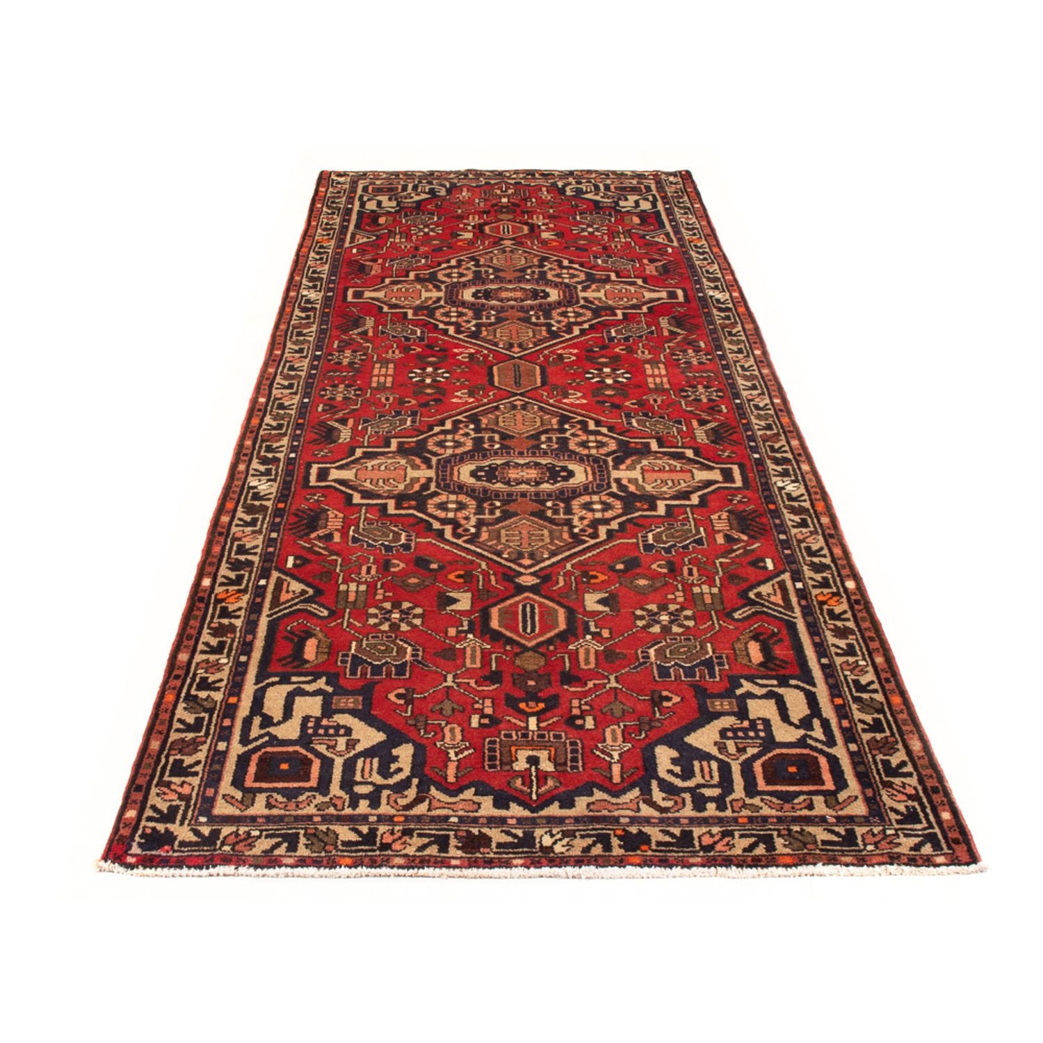Läufer Perser - Bidjar - 293 x 109 cm - rot