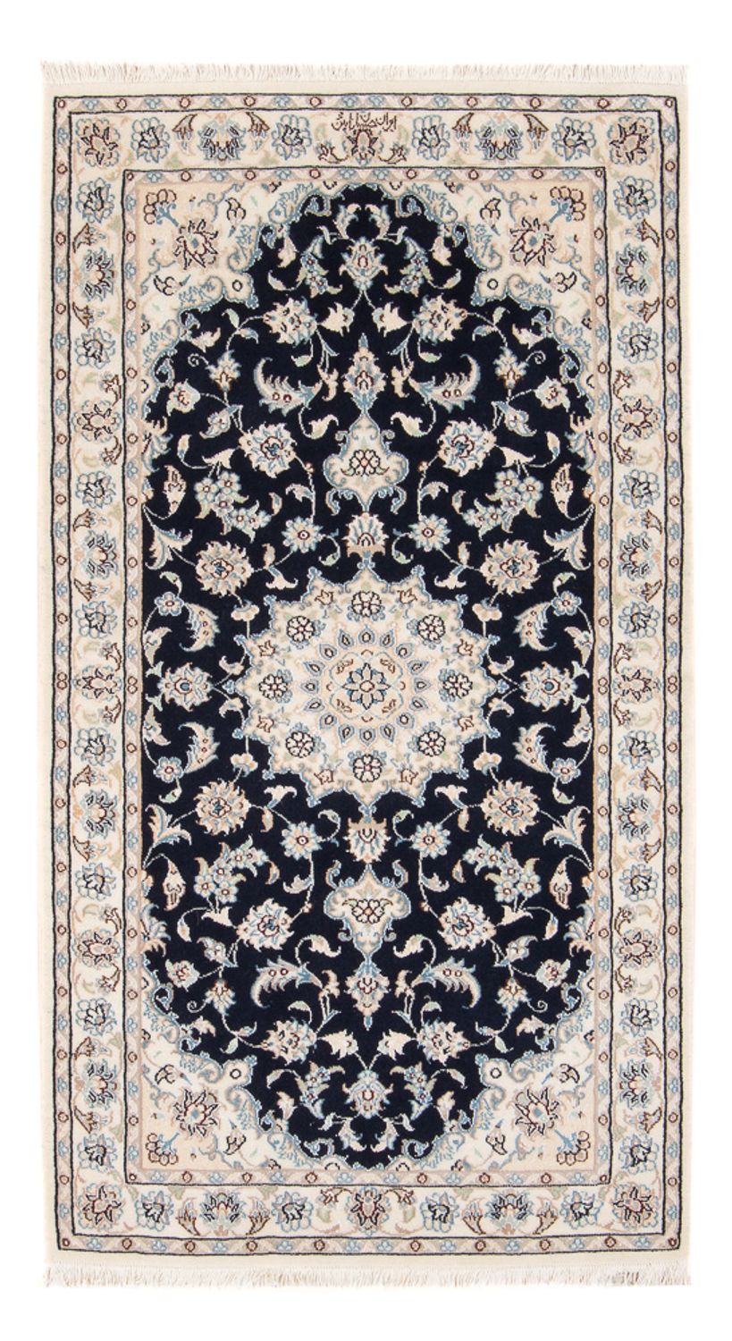 Perserteppich - Nain - Premium - 140 x 70 cm - dunkelblau