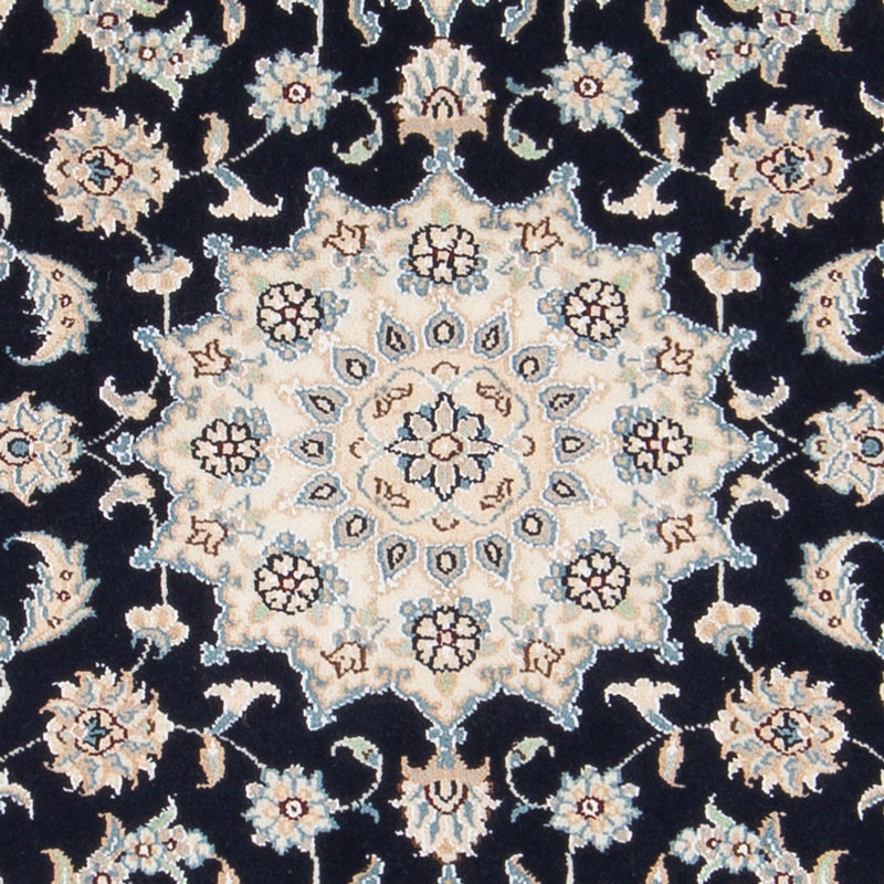 Perserteppich - Nain - Premium - 140 x 70 cm - dunkelblau