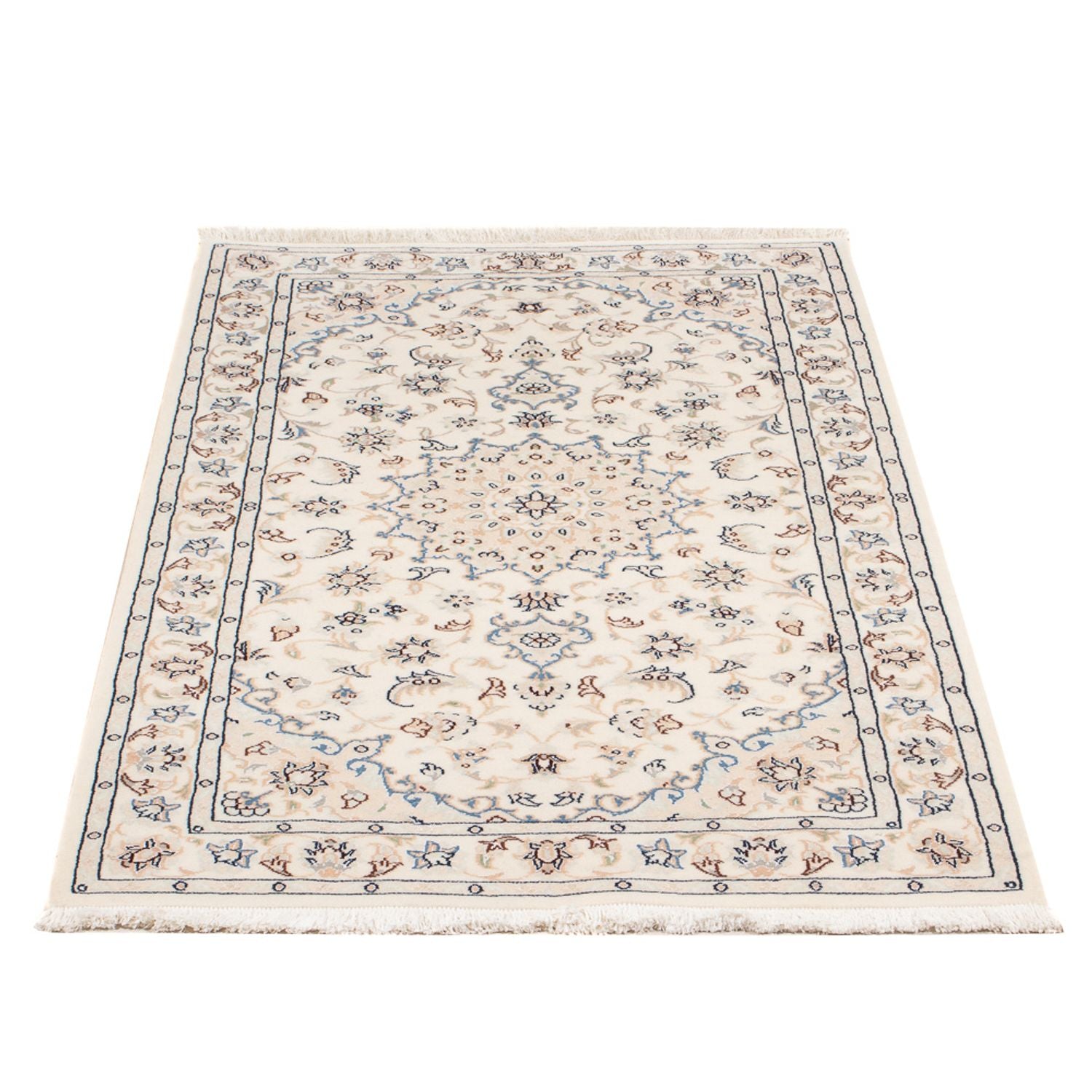 Perserteppich - Nain - Premium - 142 x 74 cm - creme