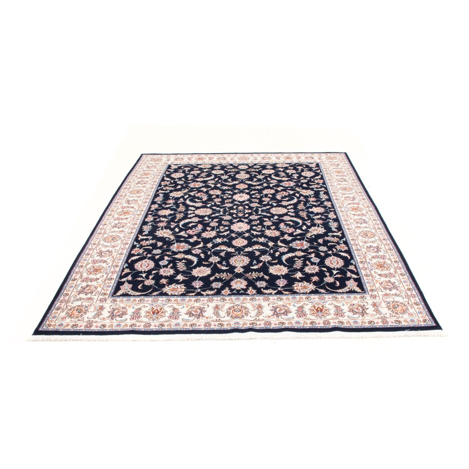 Perserteppich - Täbriz - Royal - 240 x 172 cm - dunkelblau