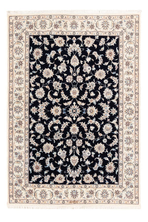 Perserteppich - Nain - Premium - 174 x 121 cm - dunkelblau
