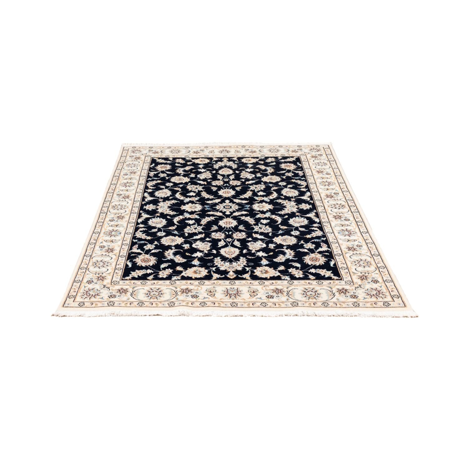 Perserteppich - Nain - Premium - 178 x 120 cm - dunkelblau