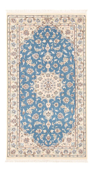 Perserteppich - Nain - Premium - 138 x 76 cm - hellblau