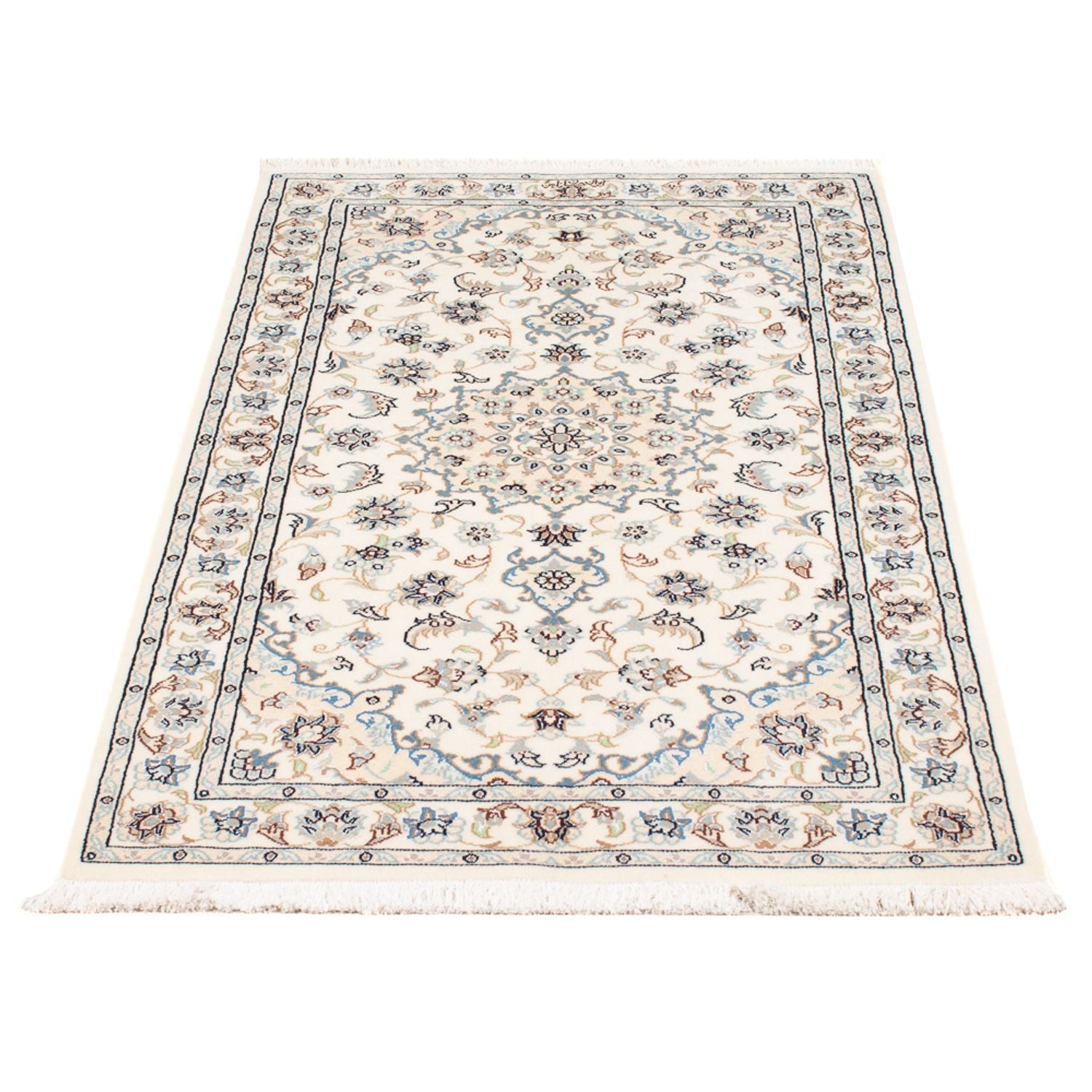 Perserteppich - Nain - Premium - 138 x 76 cm - creme