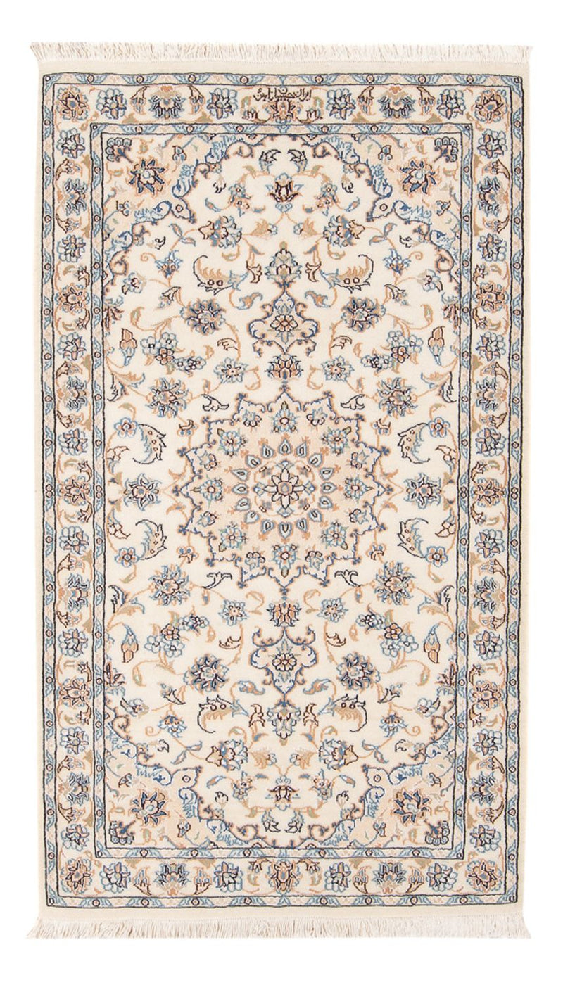 Perserteppich - Nain - Premium - 137 x 76 cm - creme