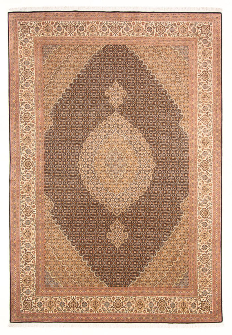 Perserteppich - Täbriz - Royal - 297 x 200 cm - dunkelblau
