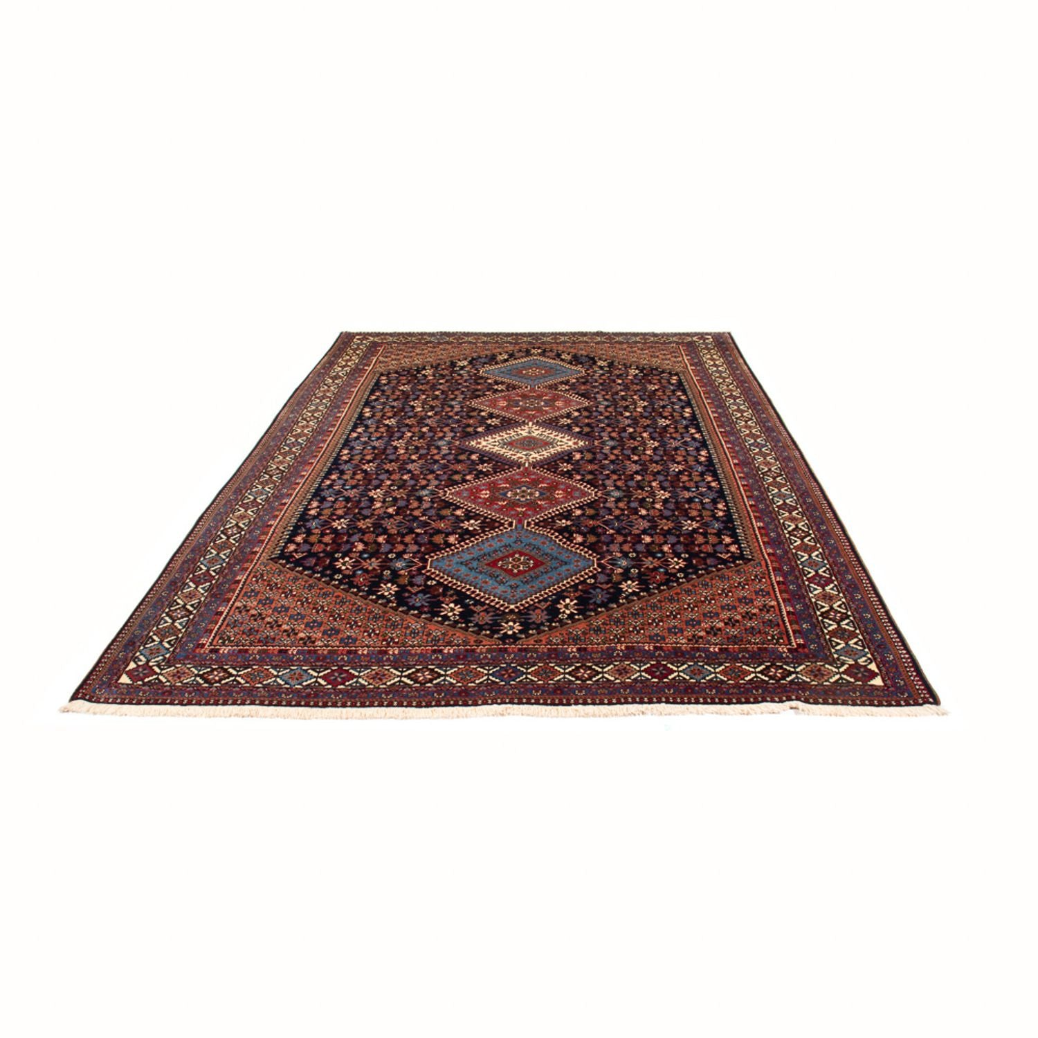 Perserteppich - Nomadic - 300 x 204 cm - dunkelblau