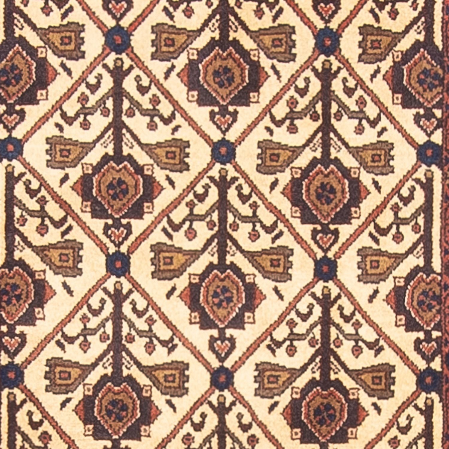 Läufer Perser - Nomadic - 414 x 90 cm - beige
