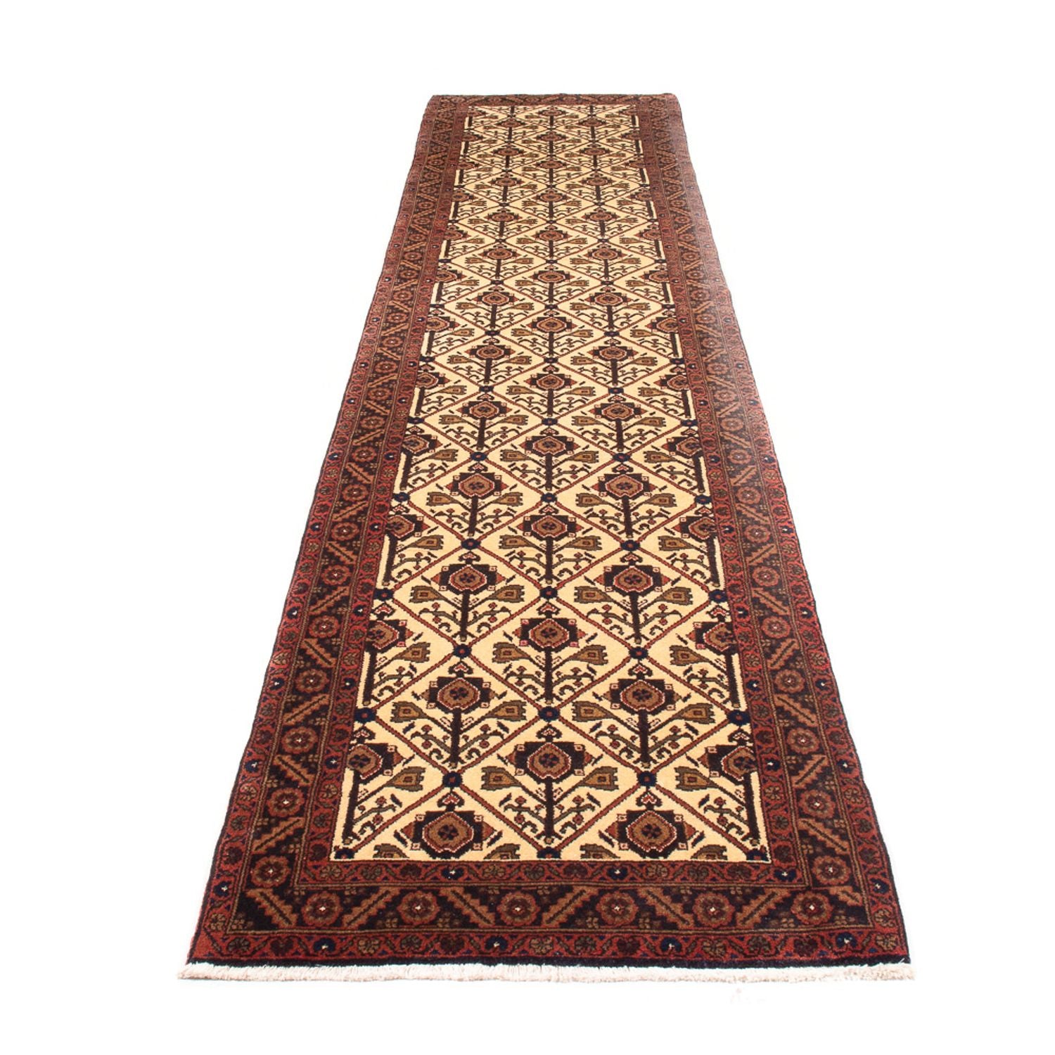 Läufer Perser - Nomadic - 414 x 90 cm - beige