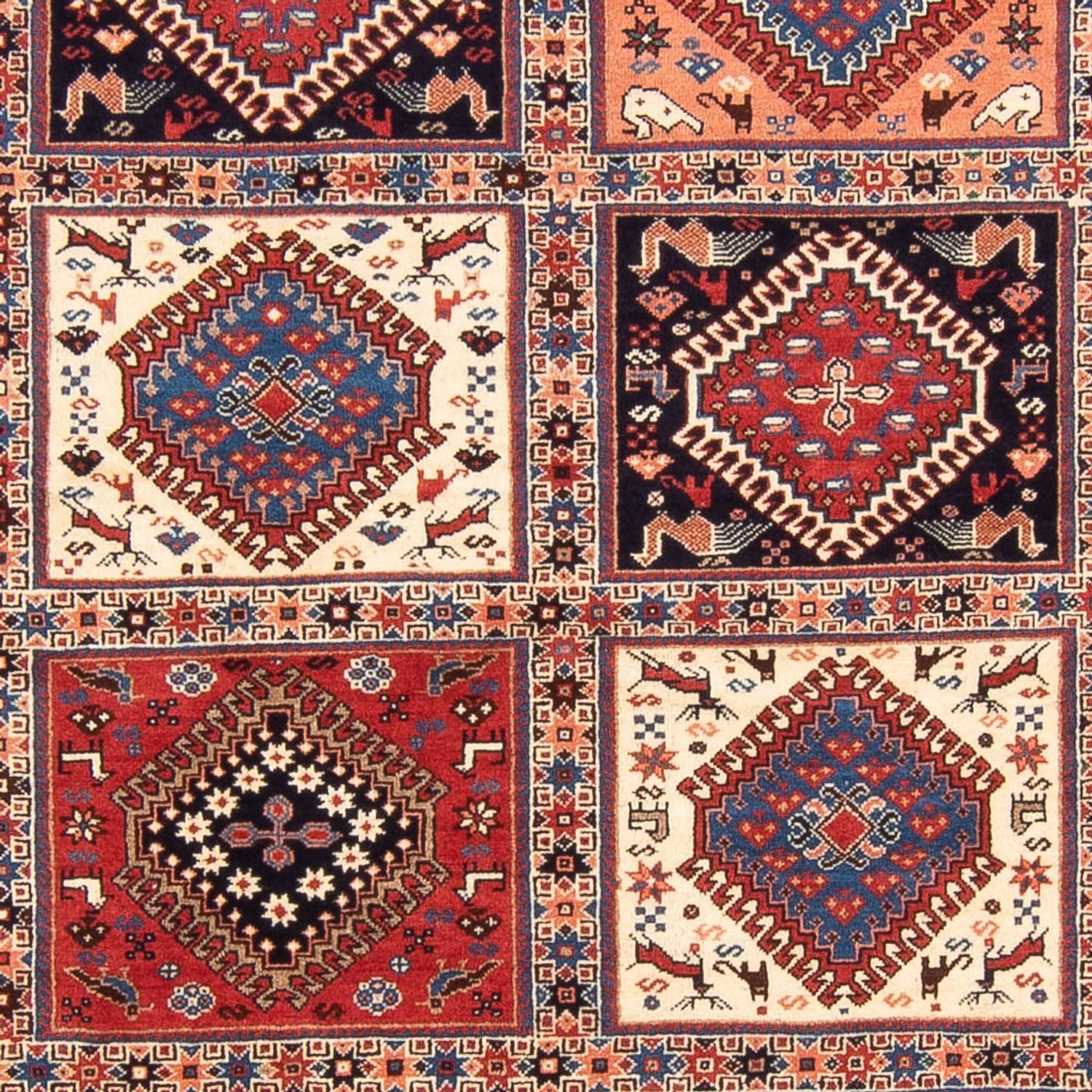 Perserteppich - Nomadic - 247 x 203 cm - mehrfarbig