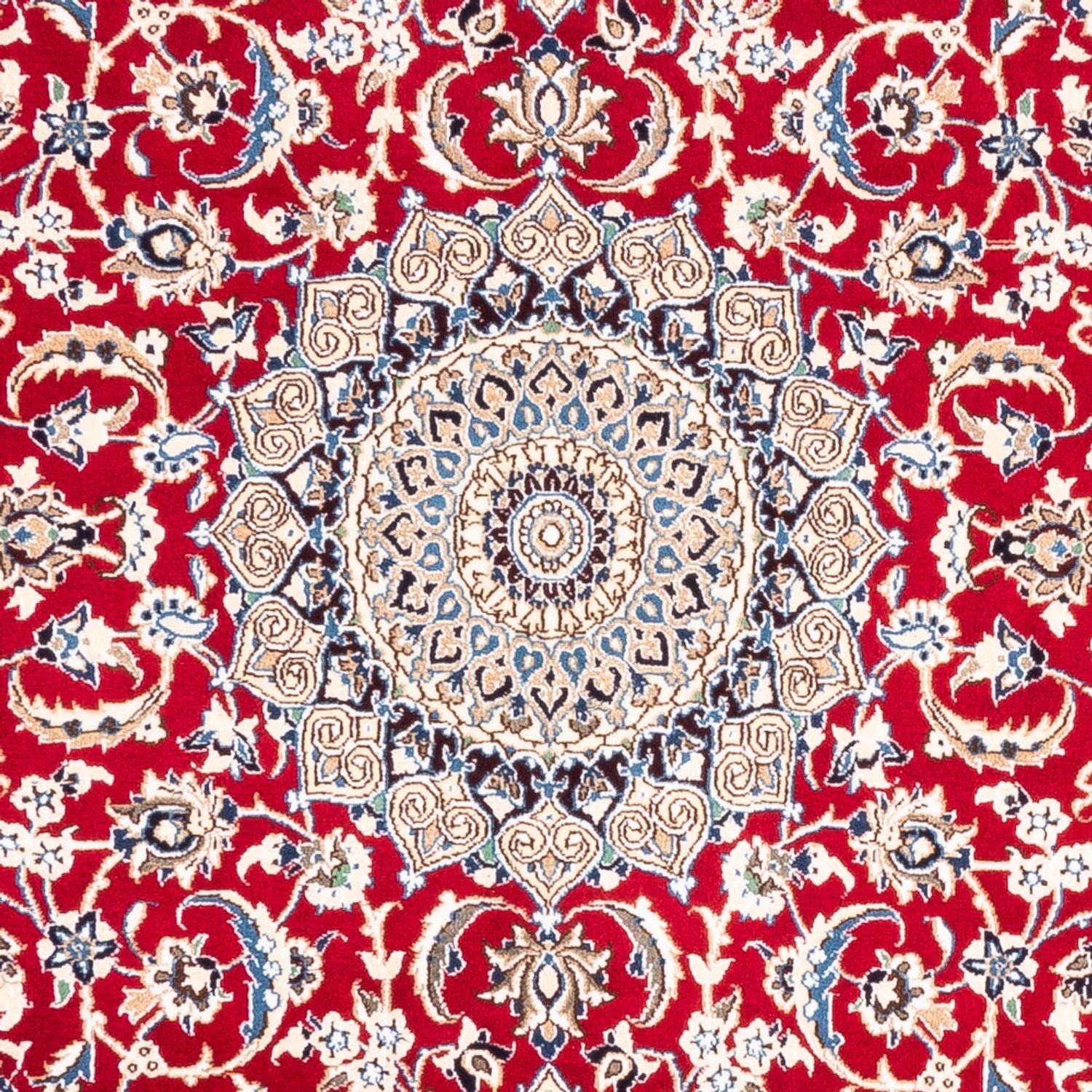 Perserteppich - Nain - 246 x 156 cm - rot
