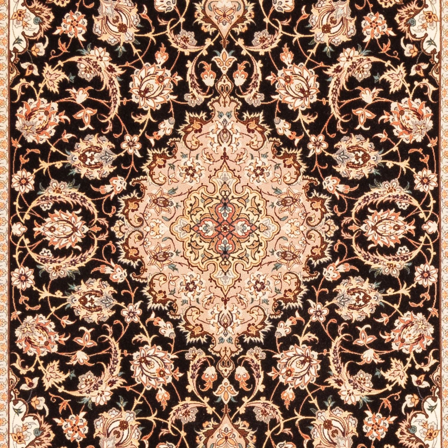 Läufer Perser - Isfahan - Premium - 227 x 148 cm - dunkelblau