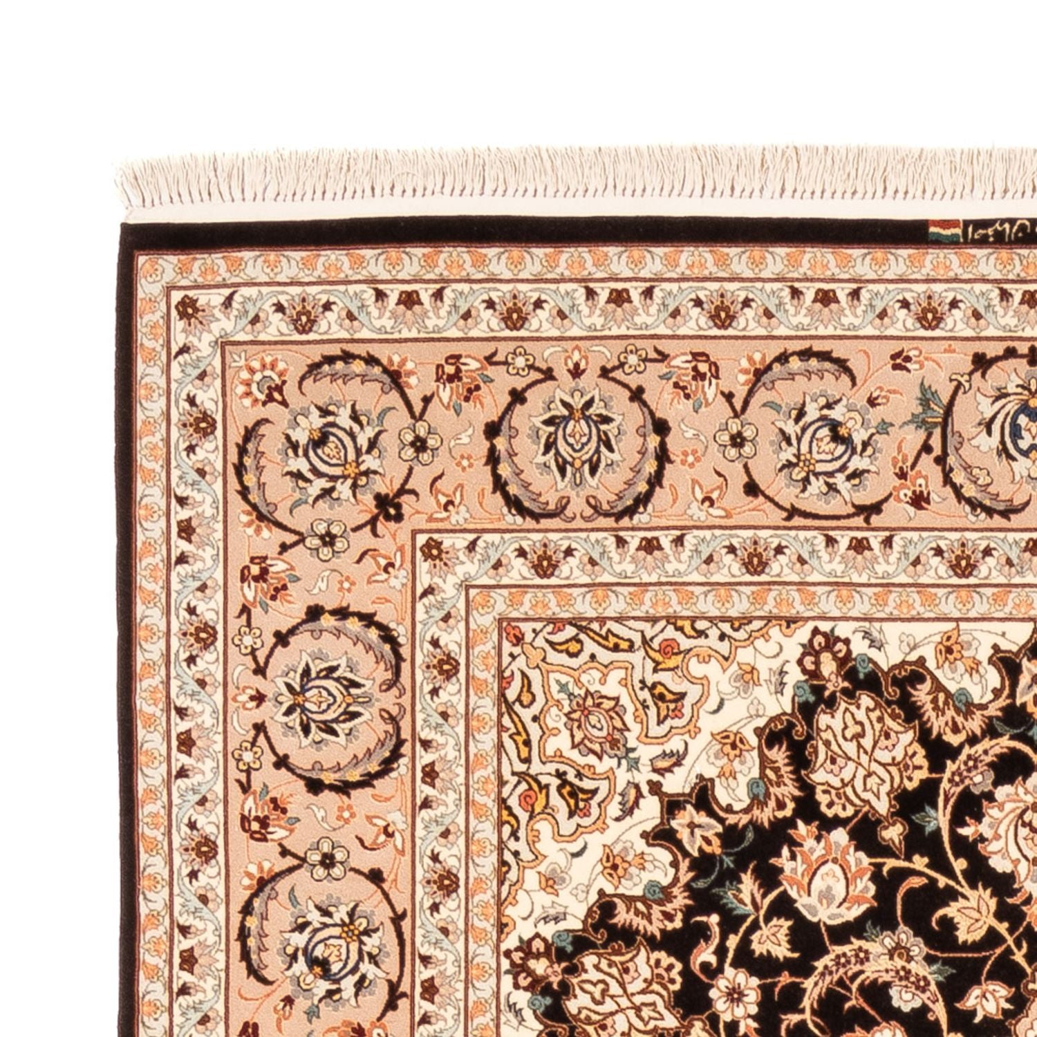 Läufer Perser - Isfahan - Premium - 227 x 148 cm - dunkelblau