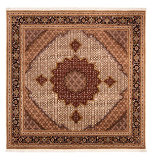 Perserteppich - Täbriz - Royal quadratisch  - 256 x 250 cm - bordeauxrot