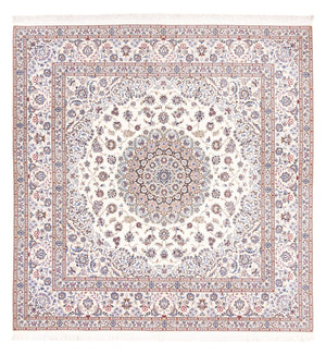 Perserteppich - Nain - Premium quadratisch  - 203 x 201 cm - creme