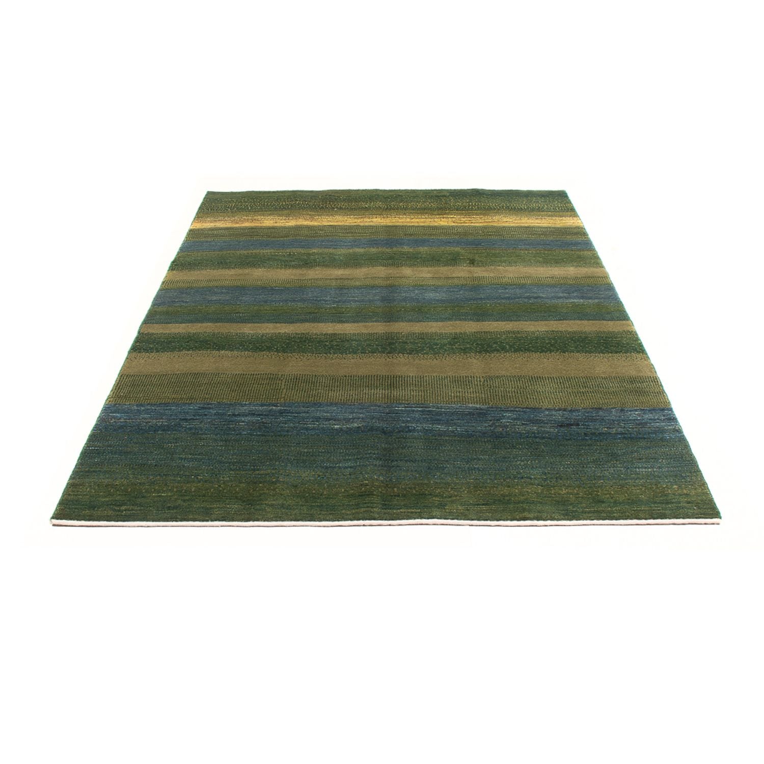 Gabbeh Teppich - Perser - 208 x 150 cm - hellgrün