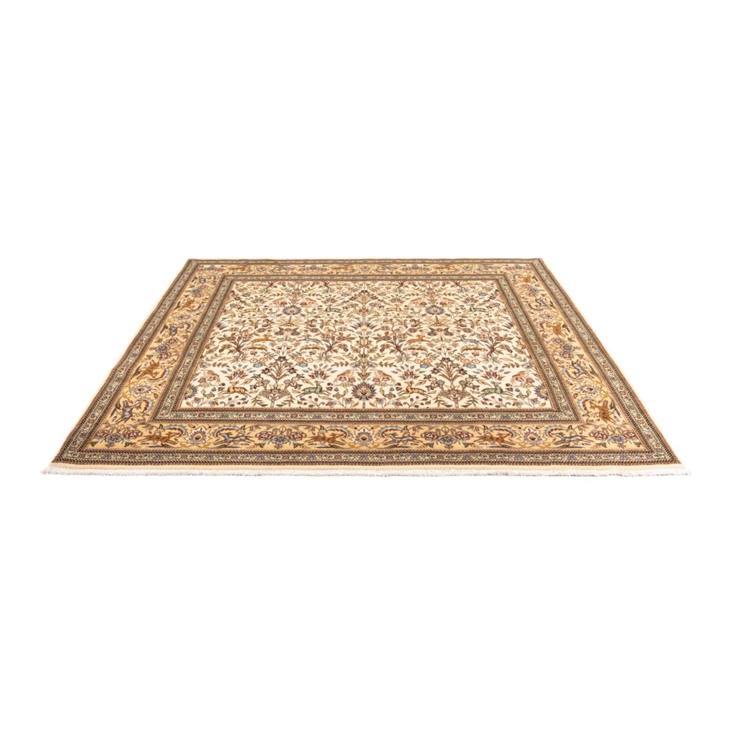 Perserteppich - Classic quadratisch  - 205 x 205 cm - creme