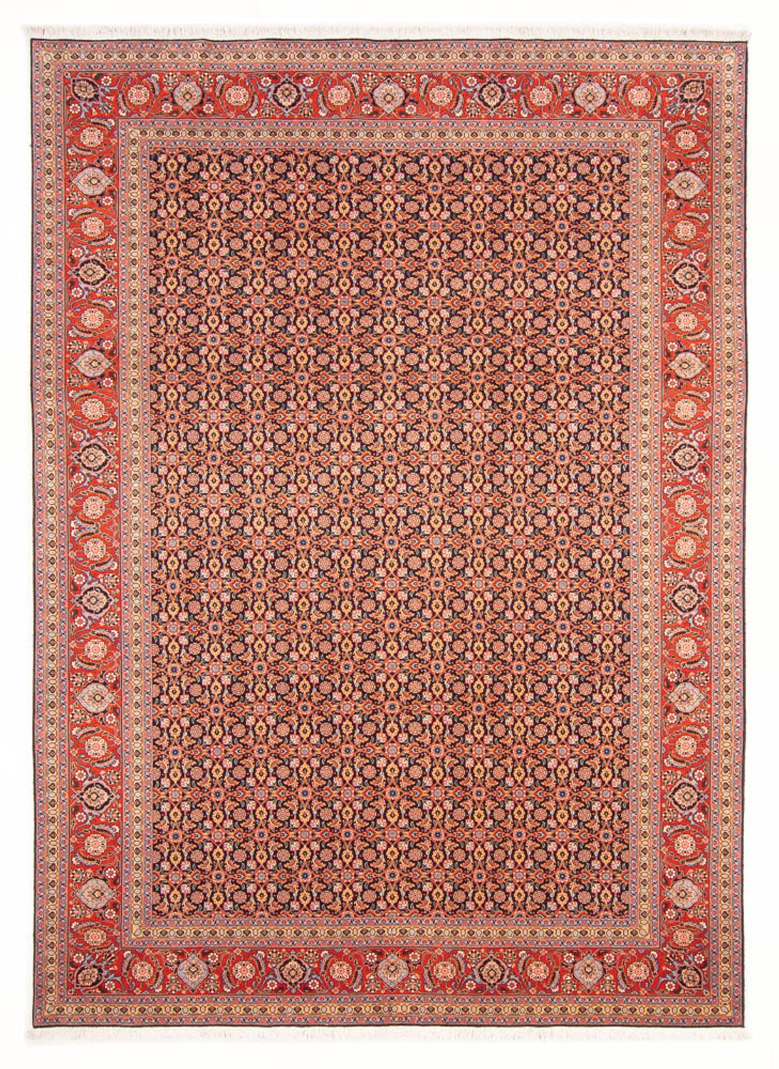 Perserteppich - Täbriz - Royal - 290 x 200 cm - dunkelblau
