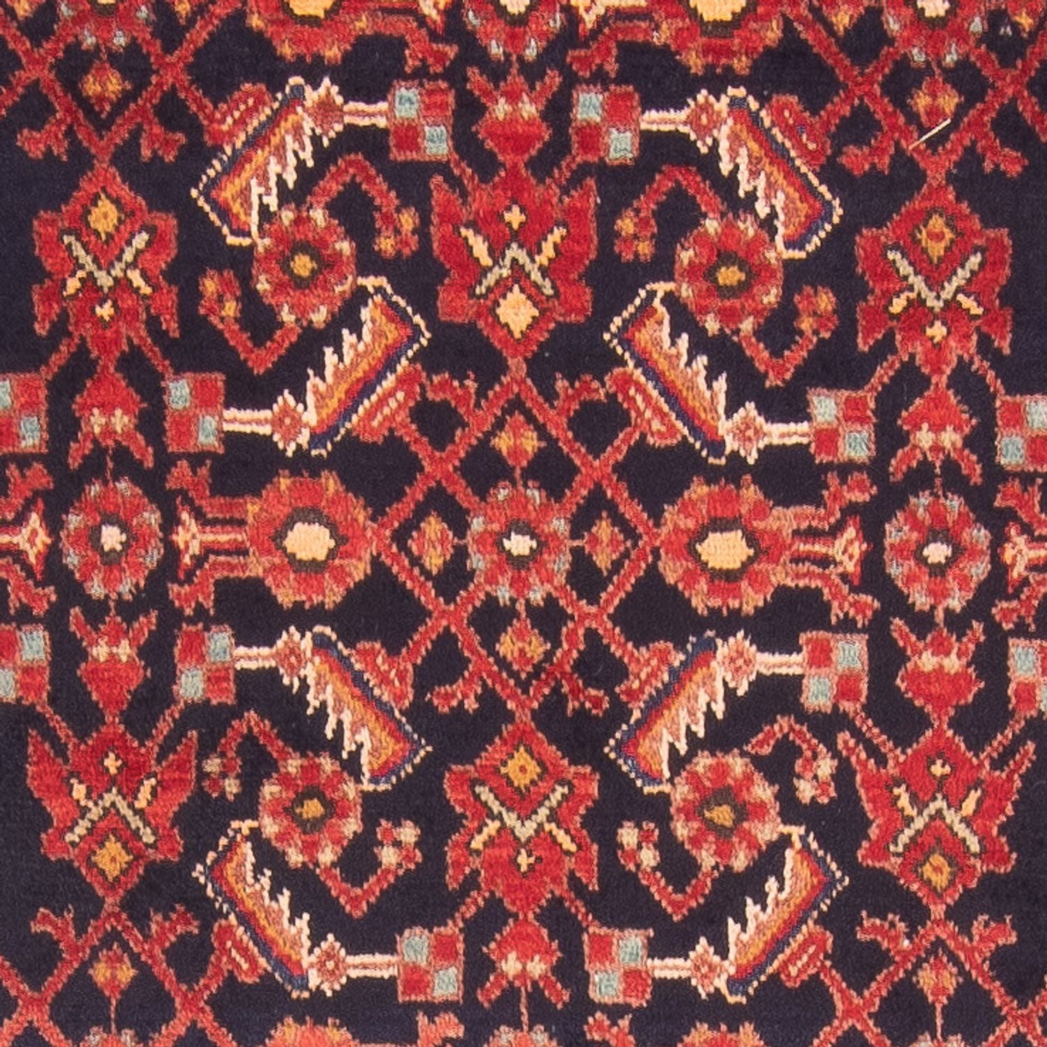 Läufer Perser - Nomadic - 410 x 108 cm - dunkelblau