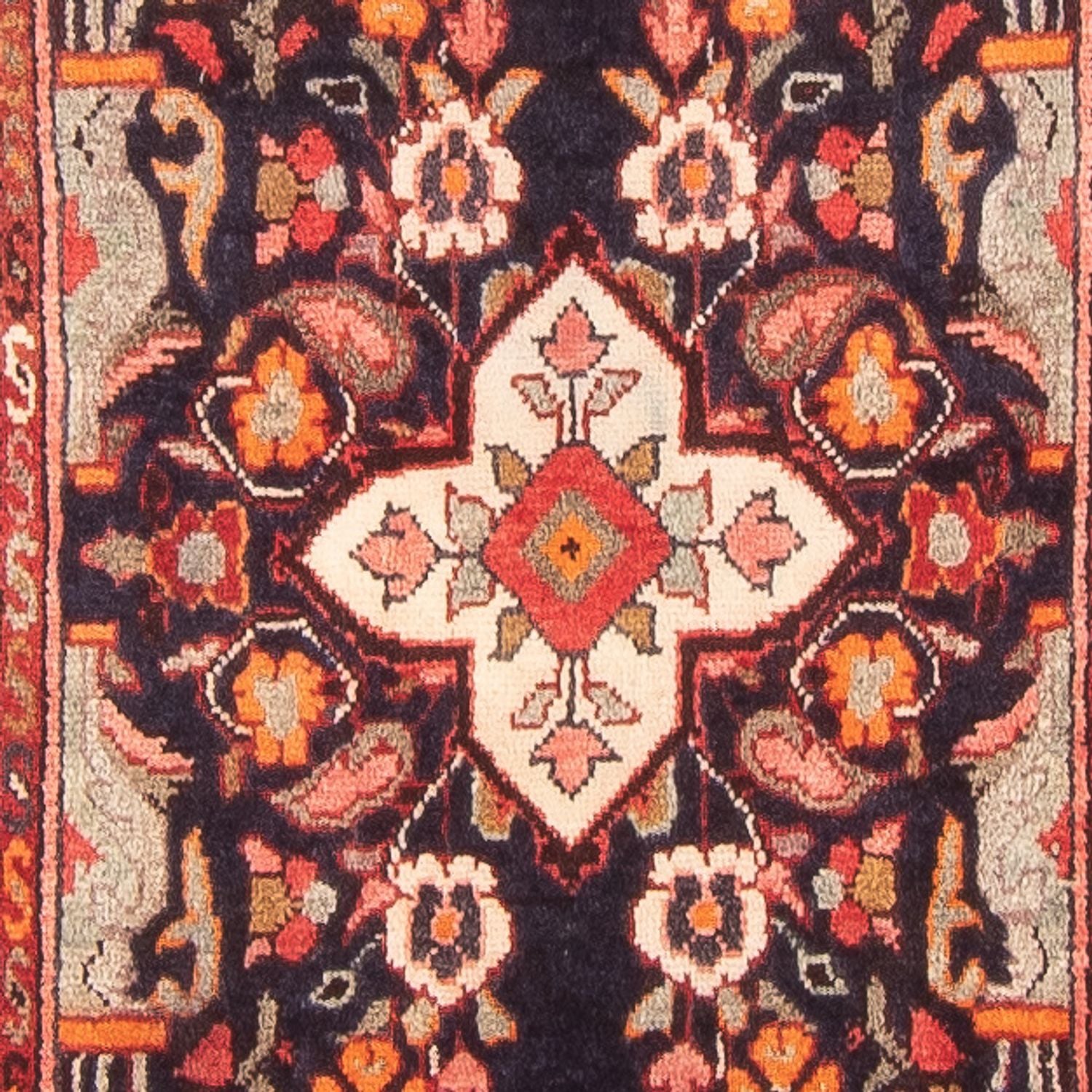 Läufer Perser - Nomadic - 391 x 100 cm - dunkelblau