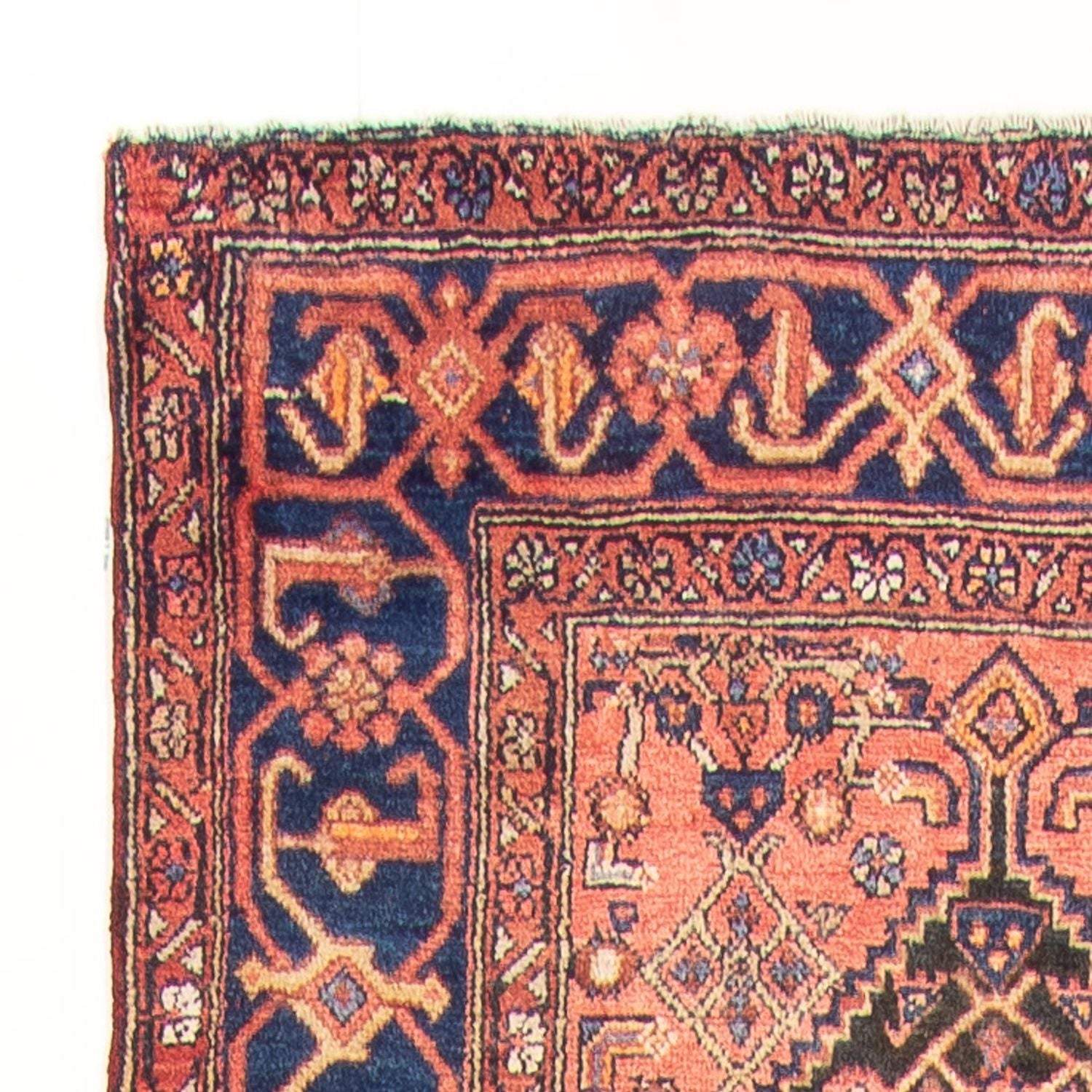 Läufer Perser - Nomadic - 432 x 112 cm - dunkelblau