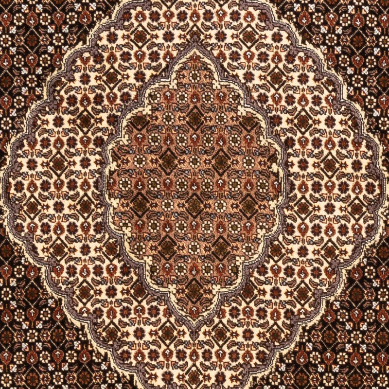 Perserteppich - Täbriz - Royal quadratisch  - 203 x 198 cm - dunkelbeige