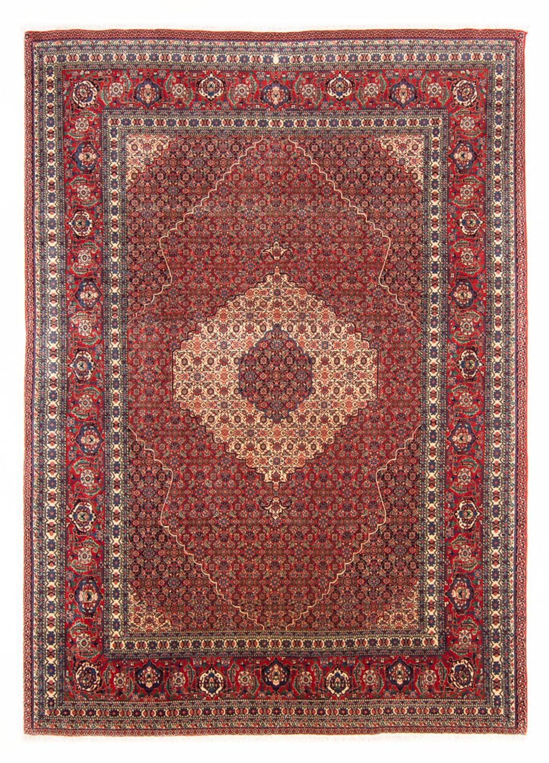Perserteppich - Täbriz - Royal - 290 x 202 cm - dunkelrot